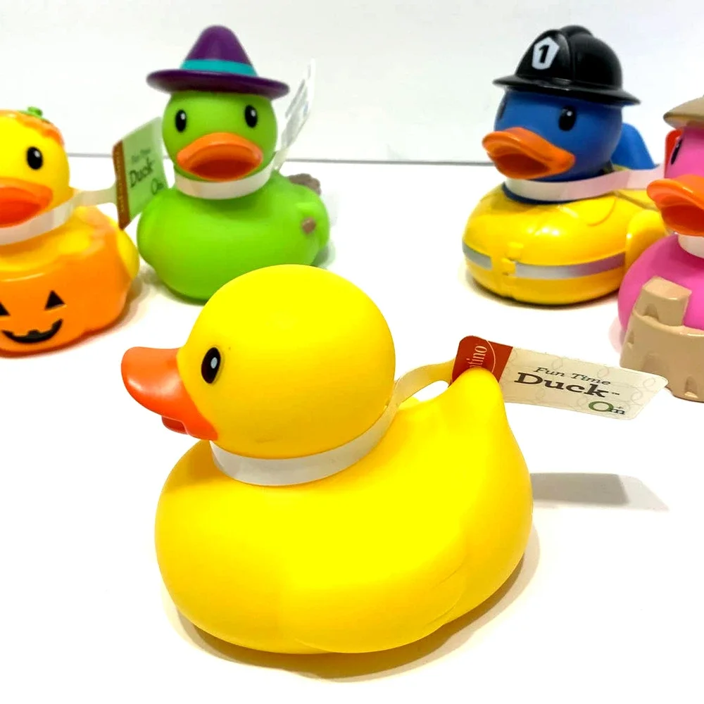 Infantino Fun Time Duck Bath Toys 5 Pack Age 0m+ Great for to Gift New with Tags